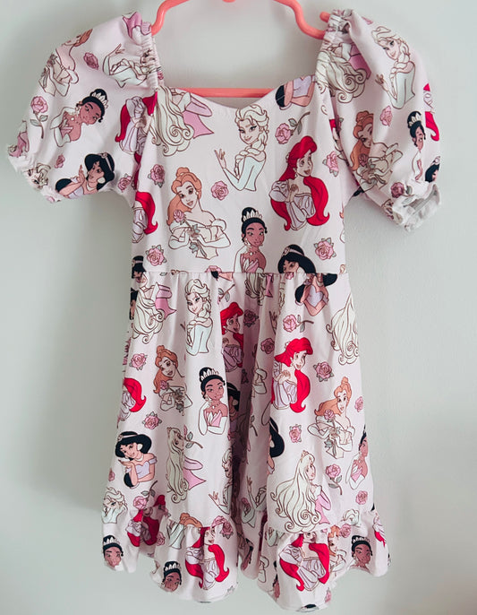 #15 2t VGUC Boutique “Buttery Soft” Light Pink Disney Princess Dress