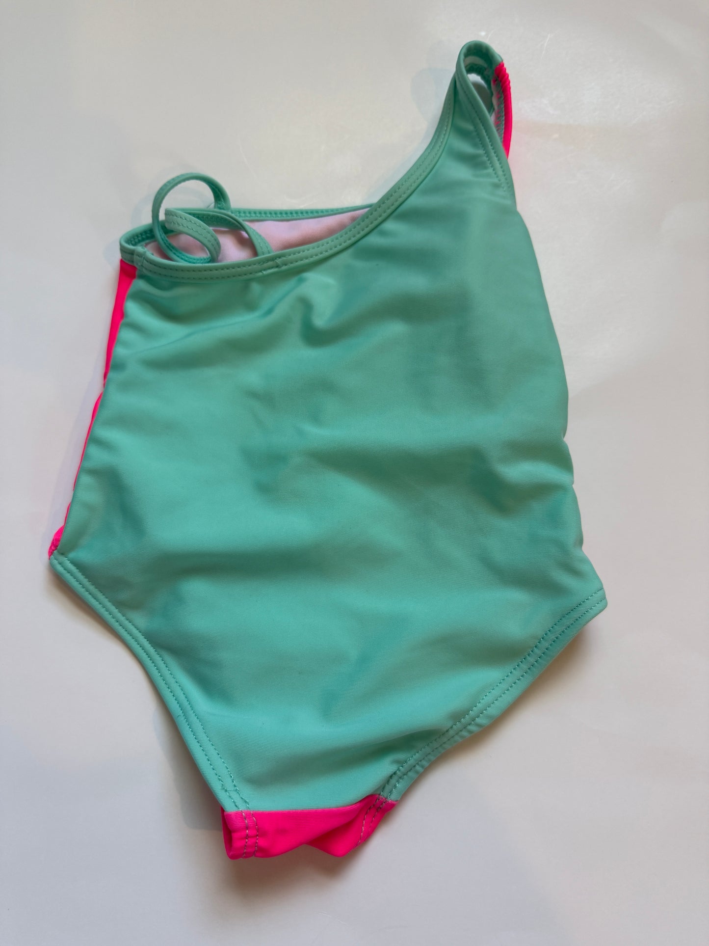 #116 Wonder Nation mermaid bright color swimsuit girls size 12 months