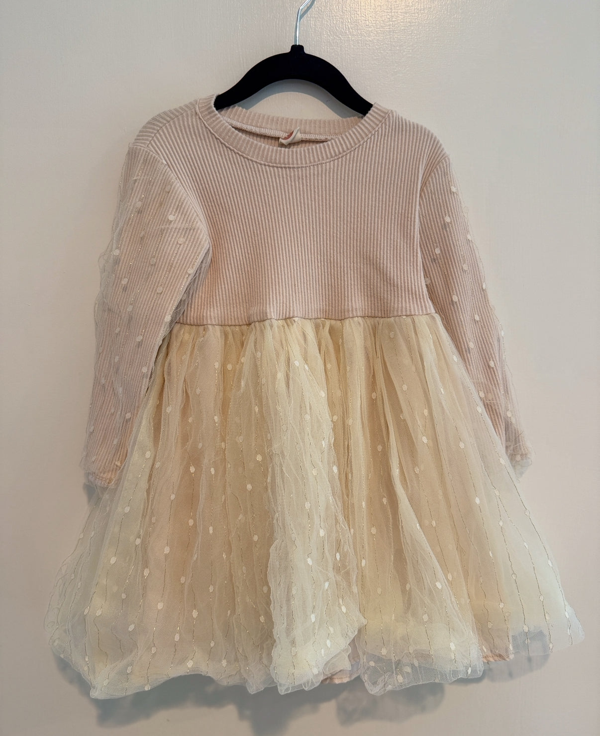 #146 - REDUCED - 4T BUNDLE of 2 Dresses | Black + Gold