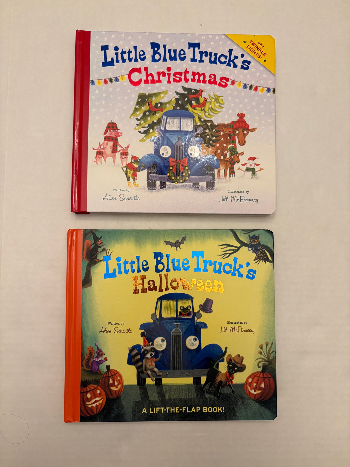 Seller 118 VGUC Little Blue Truck Christmas and Halloween books