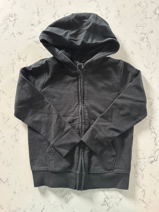 Seller 48, Cat & Jack Zip Hooded Sweatshirt, Black, Boys Size 5T
