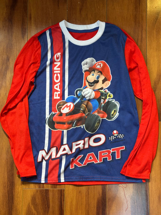#163 Mario Kart Shirt - size L (10/12) - EUC