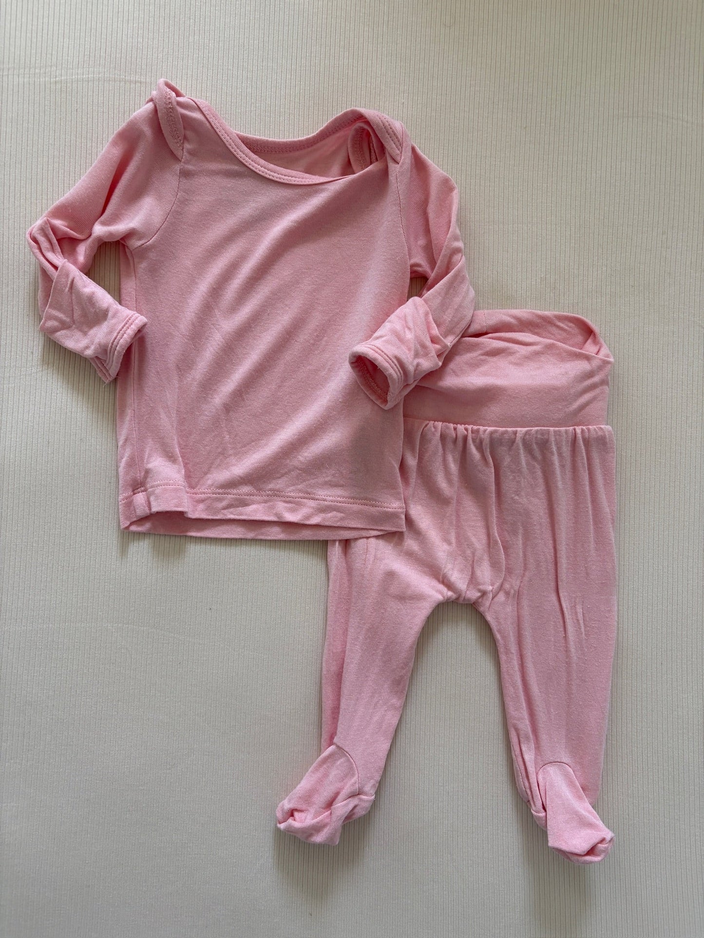 Seller #105 - NB Girls Carter's Pink Modal Set GUC