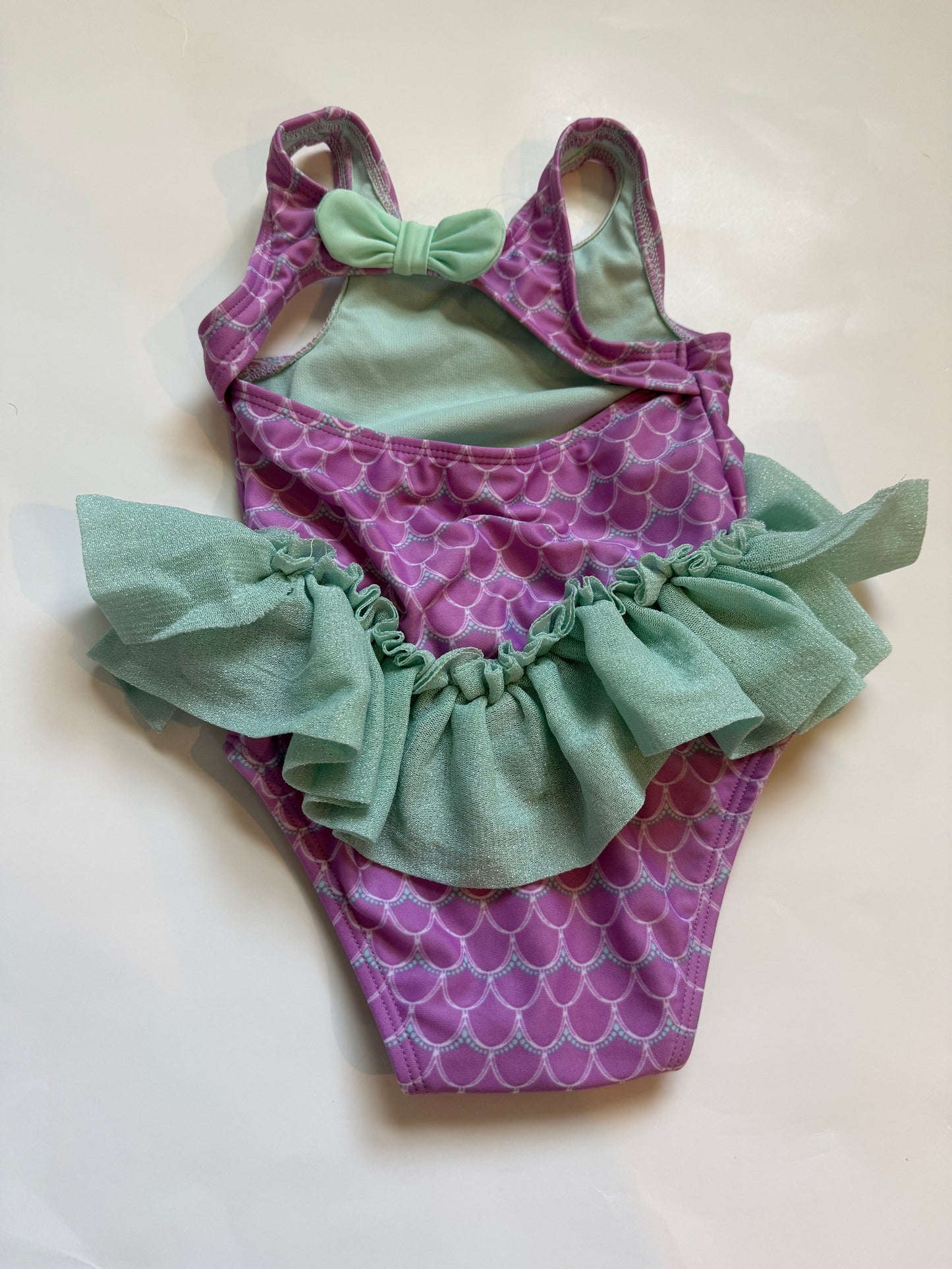 #116 Cat and Jack mermaid swimsuit girls size 18 months