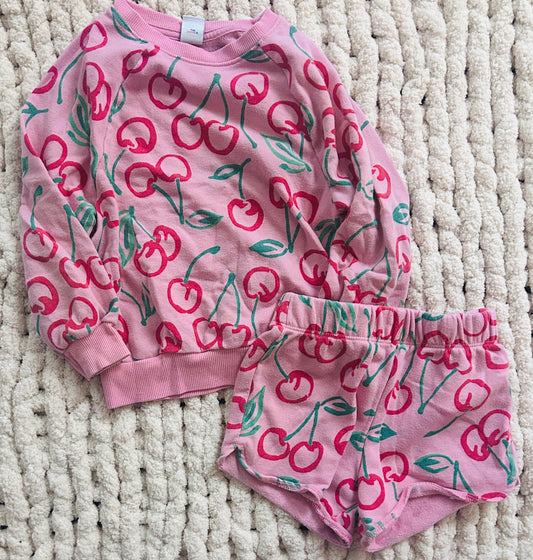 #15 Old Navy 3t Cherry Matching Set