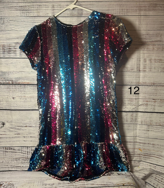 seller #62 Rockets of Awesome girls size 12 sequins dress