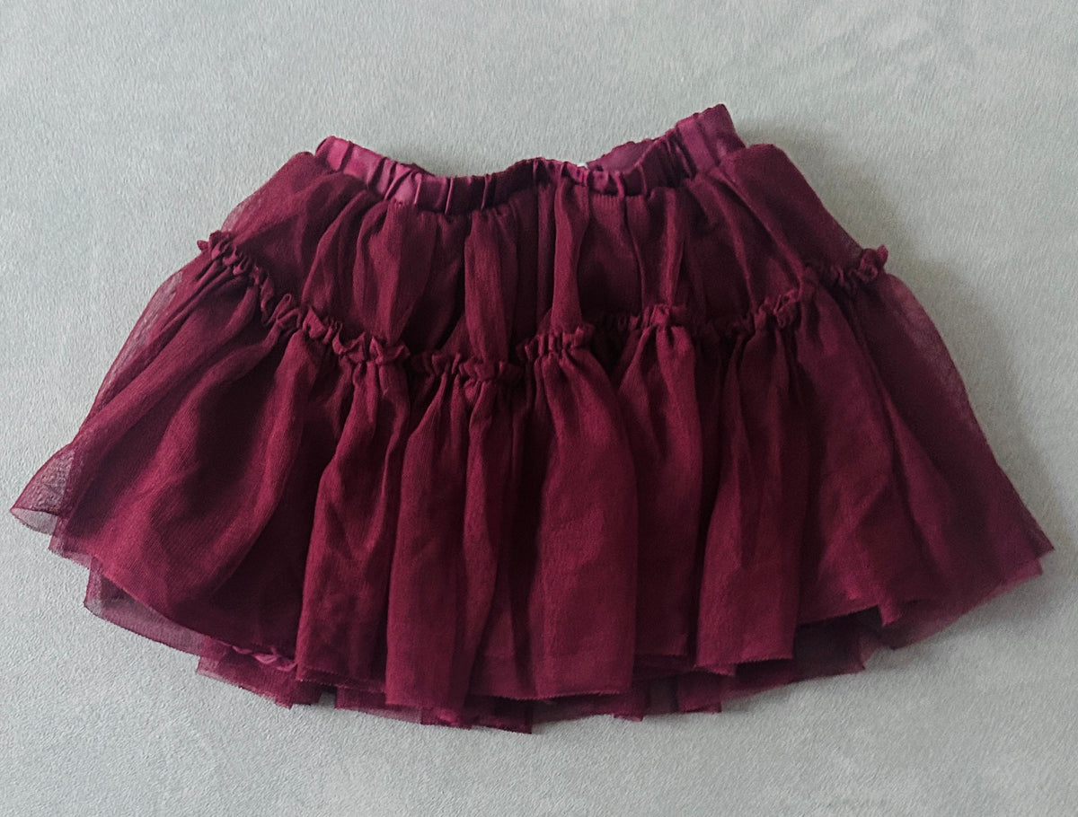 #15 Old Navy 2t Burgundy Tutu Skirt