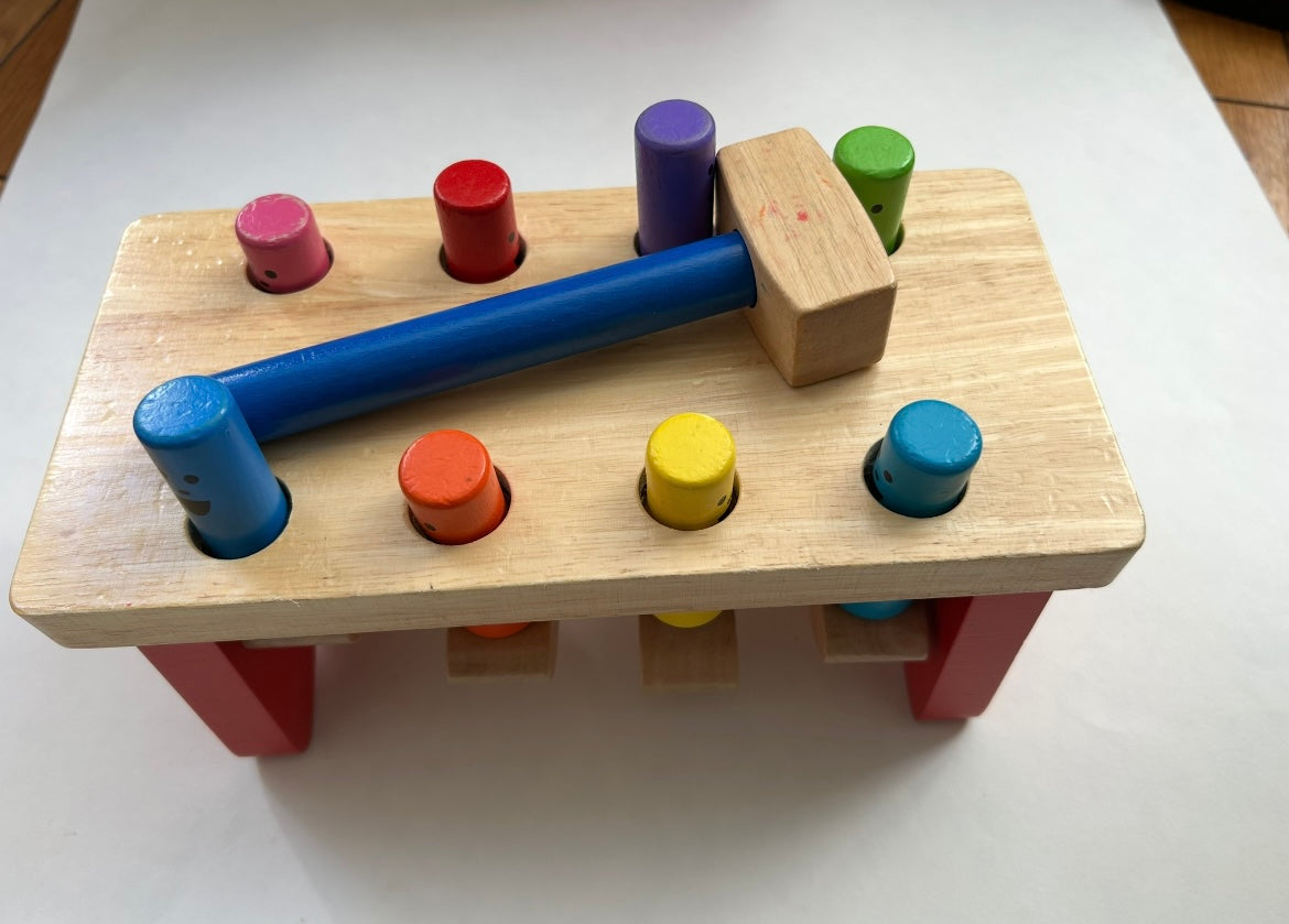 #200 wooden hammer set