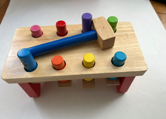 #200 wooden hammer set