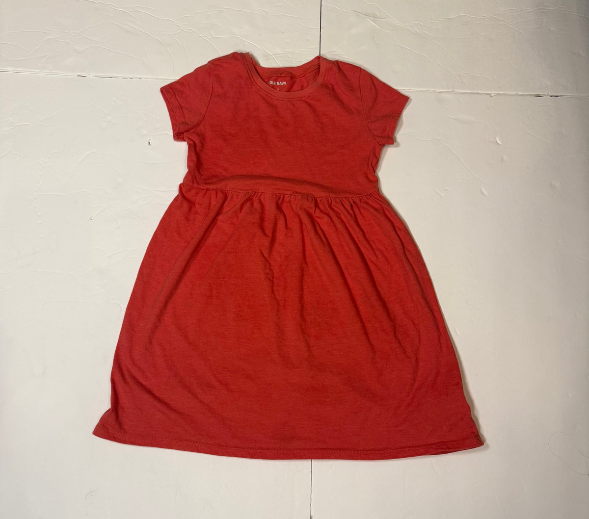 #141 Girls 5 Playground Dress Bundle - Old Navy Red and Hanna Andersson Pink Pocket Dress