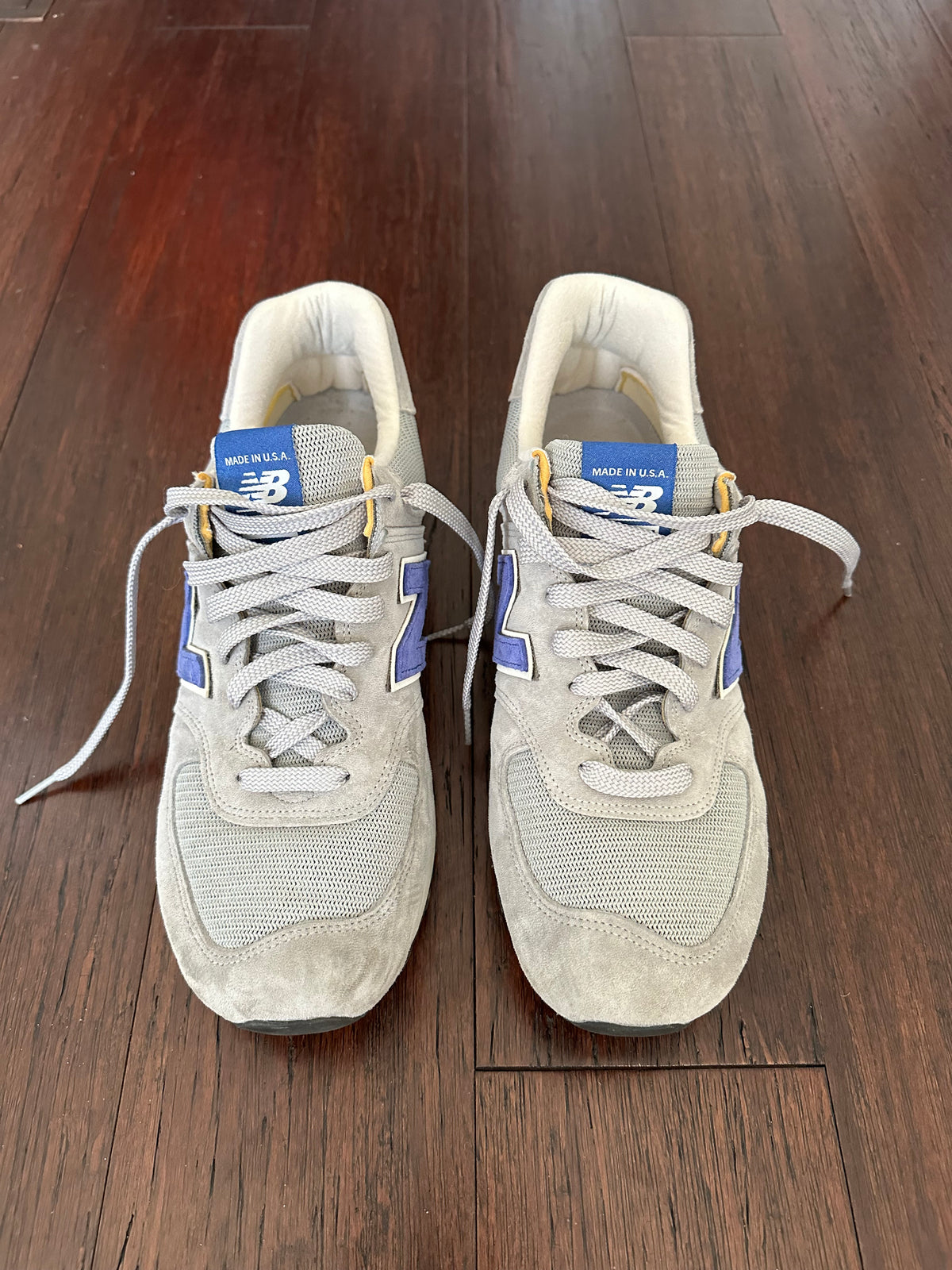 Seller 42, New Balance, Gray / blue, LIKE NEW, Men's Size 11.5