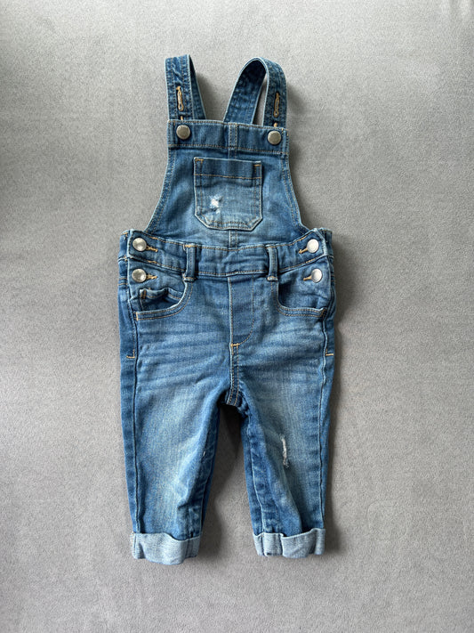 12-18mo Old Navy overalls, EUC