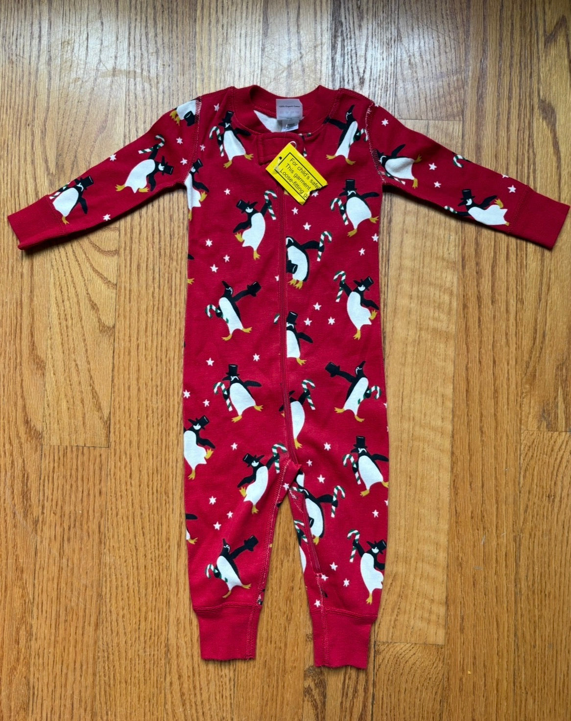 #22 Hanna Andersson penguin pajamas 12-18m NWT