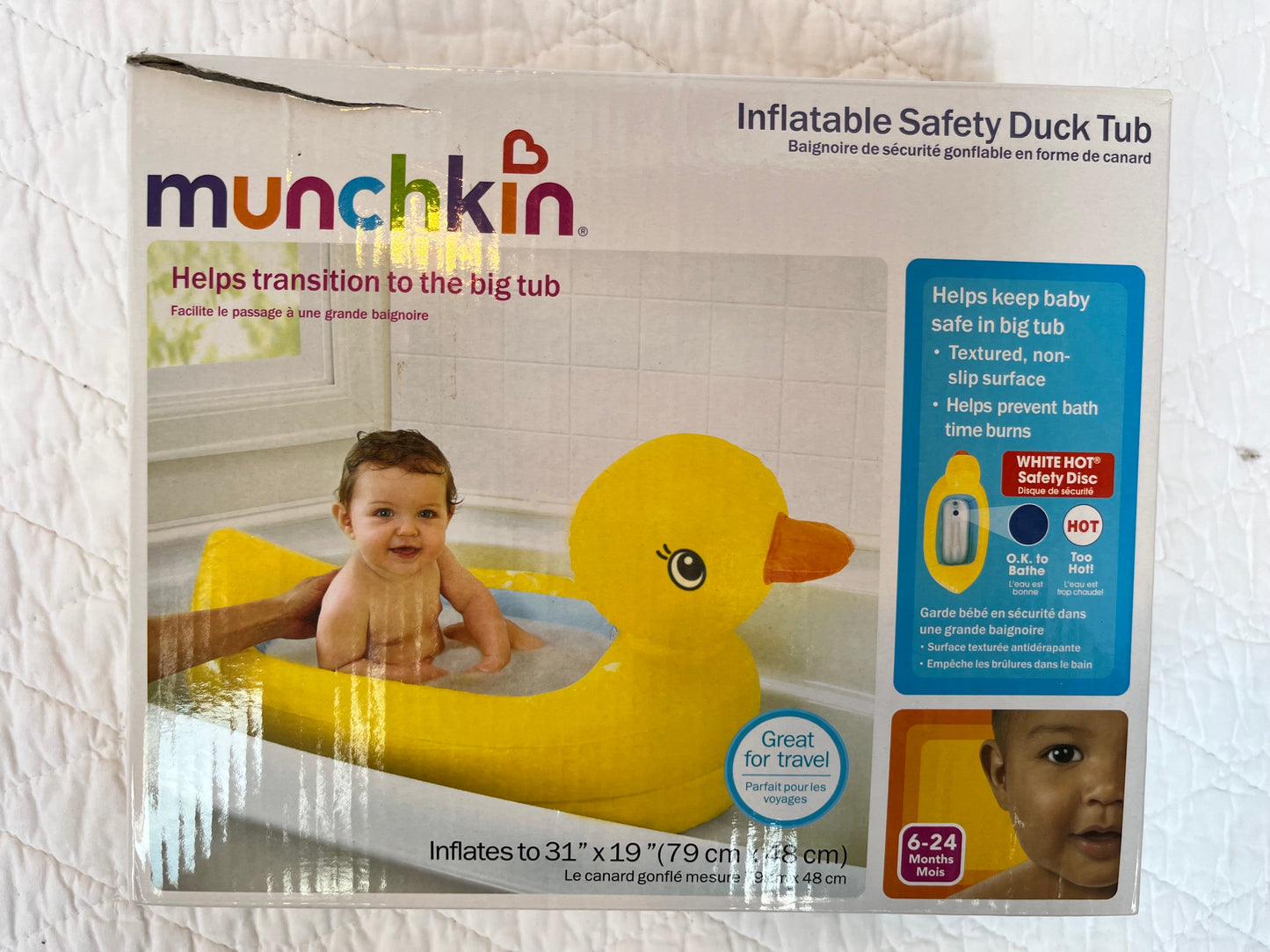 Munchkin Inflatable Duck Tub