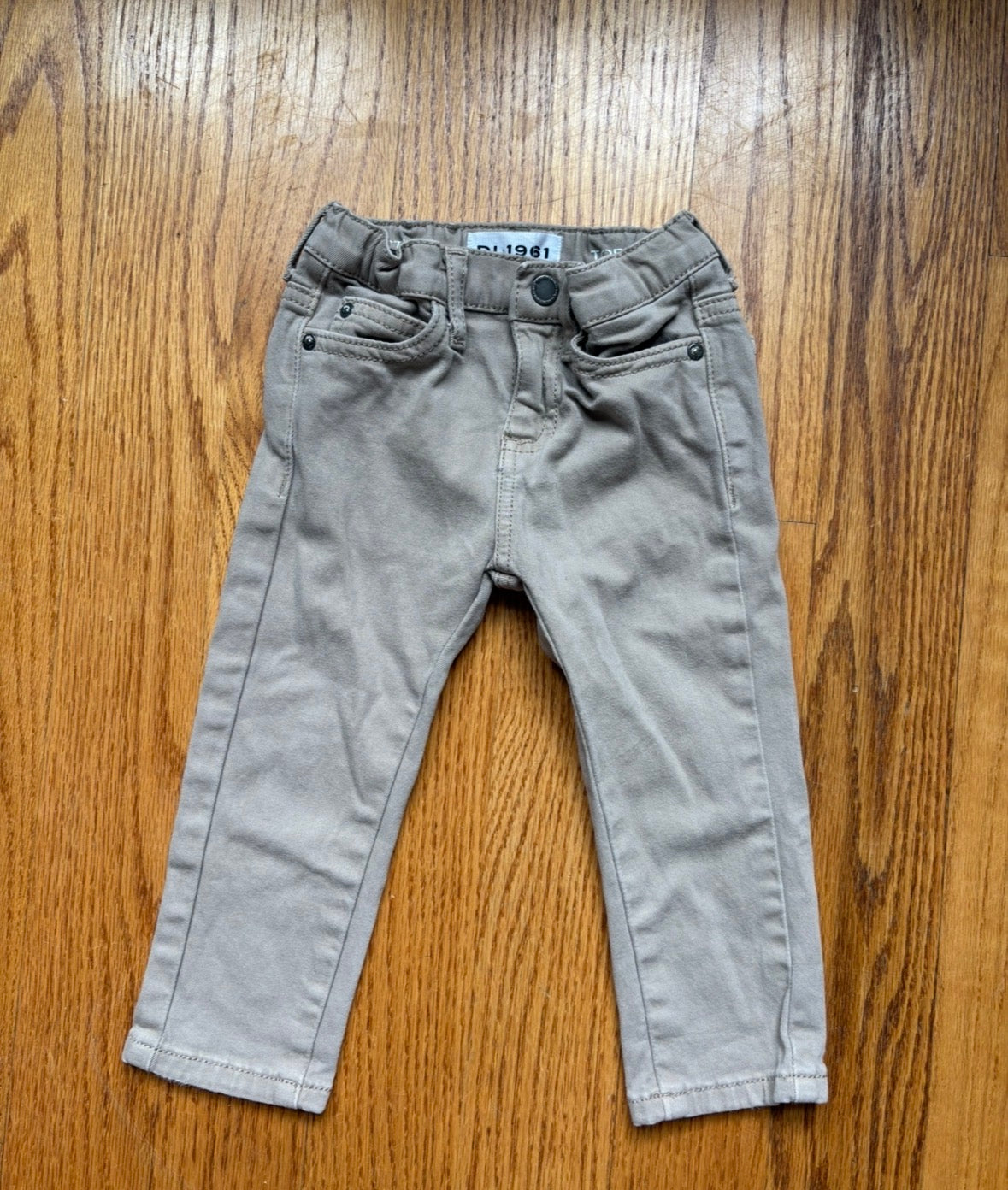 #22 boy’s jeans khaki DL1961 18 months slim