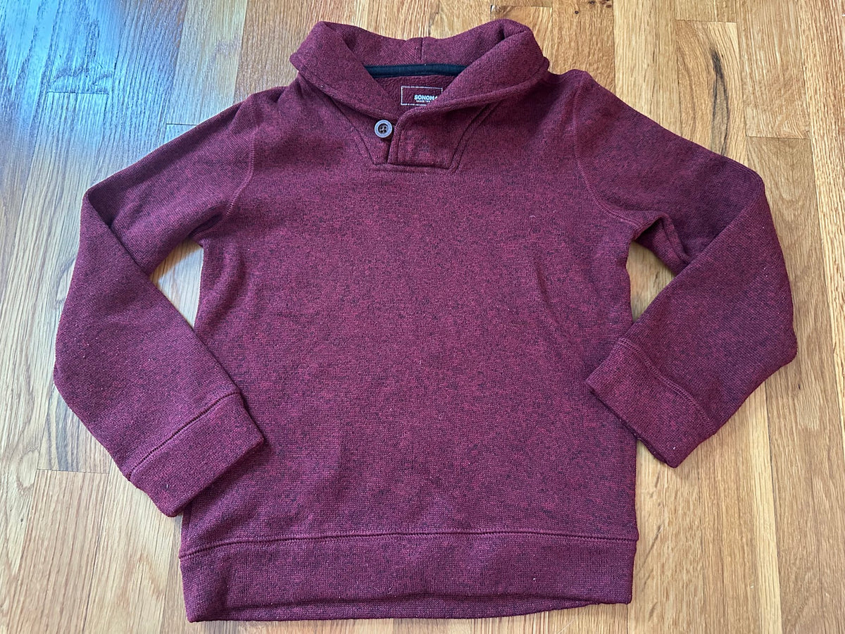 Seller #101 Sonoma size 7 boys maroon pullover