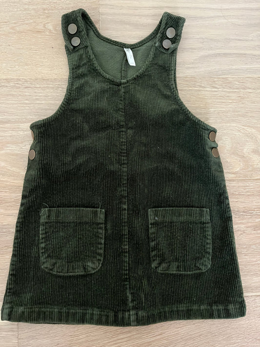 #110 Rylee + Cru Girls 4-5T Green Courdory Jumper