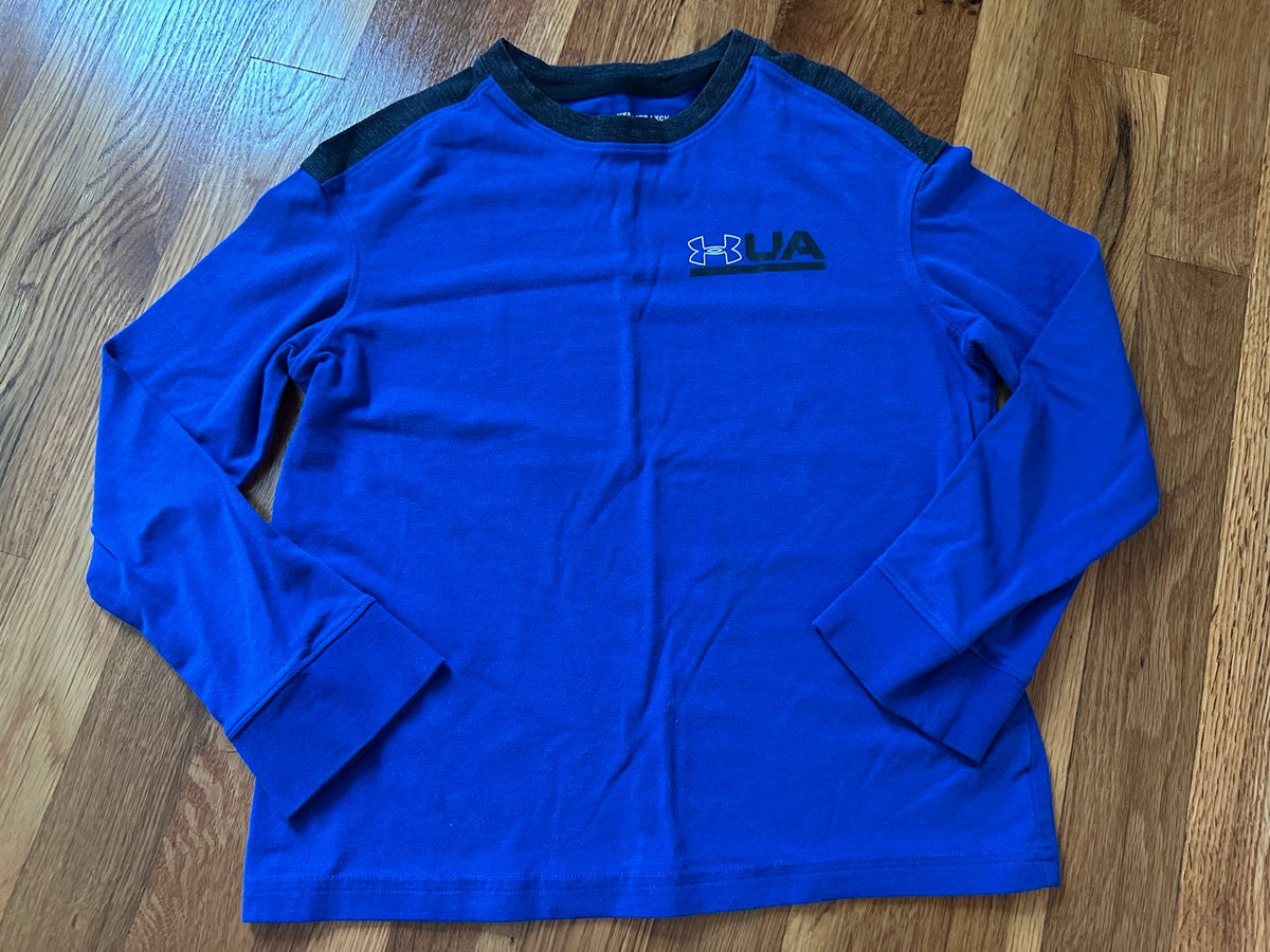 Seller #101 Under Armour boys size XS blue long sleeve