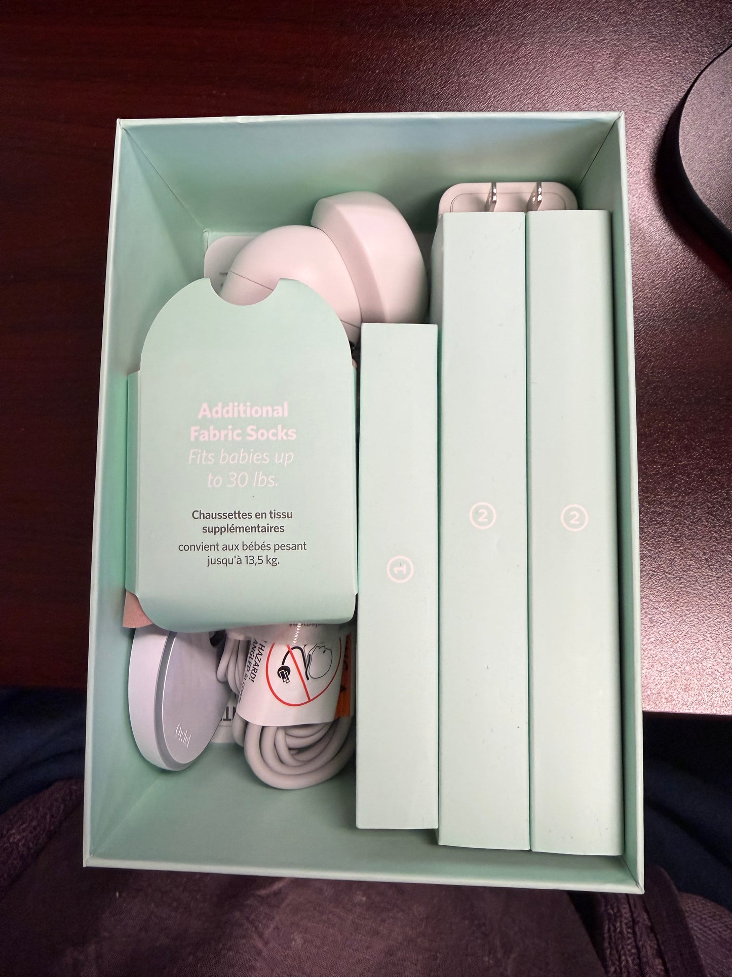 Owlet Dream Duo Baby Monitor and Camera with Dock and Extra Socks