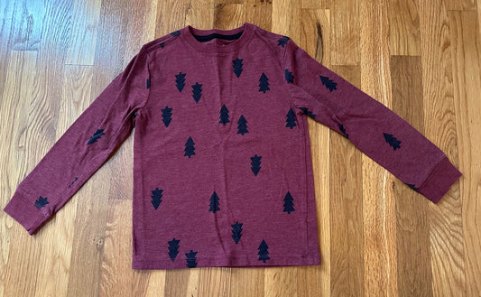 Seller #101 Cat & Jack boys XS size 4-5 maroon shirt