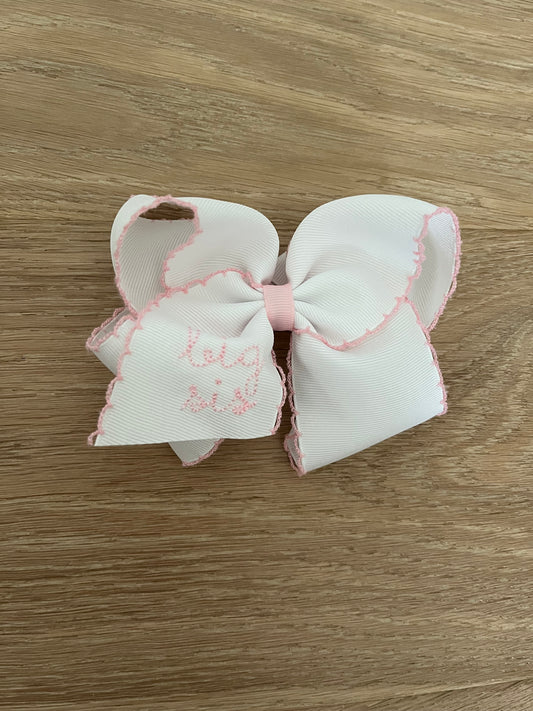 #110 Wee Ones "Big Sister" Bow Size Small King