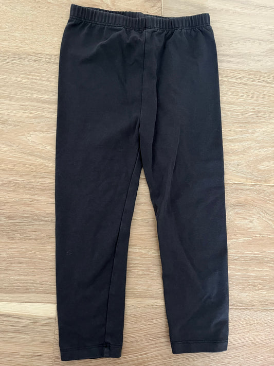 #110 Hanna Andersson Girls 3T Dark Gray Leggings