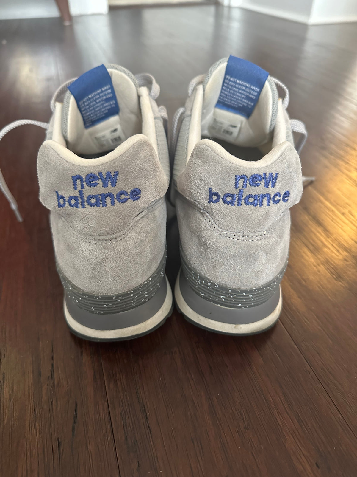 Seller 42, New Balance, Gray / blue, LIKE NEW, Men's Size 11.5