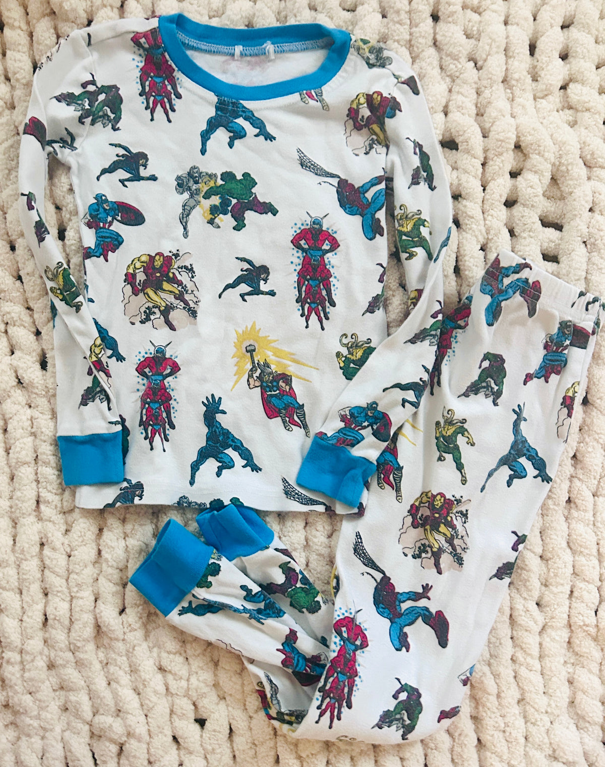 #15 Pottery Barn 6 Superhero Pajamas
