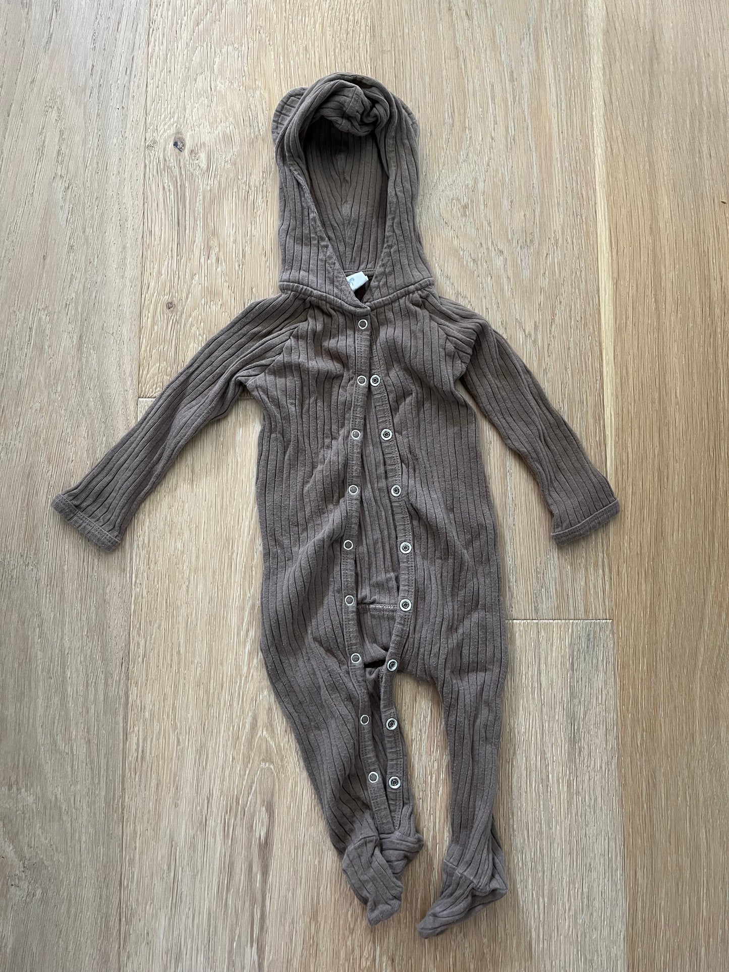 #110 Kate Quinn Boys 3-6 Months Hooded Onesie