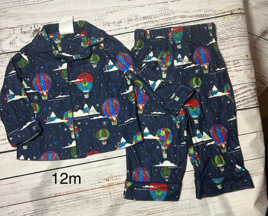 seller #62 boys 12 m Christmas pajamas
