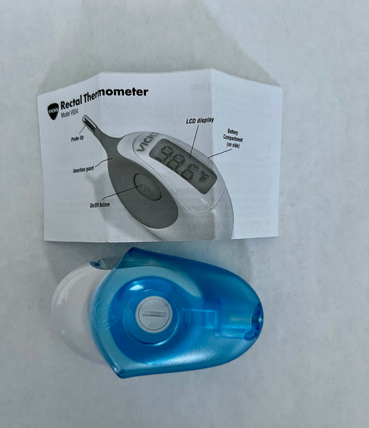 Baby Rectal Thermometer - Vicks - Brand New
