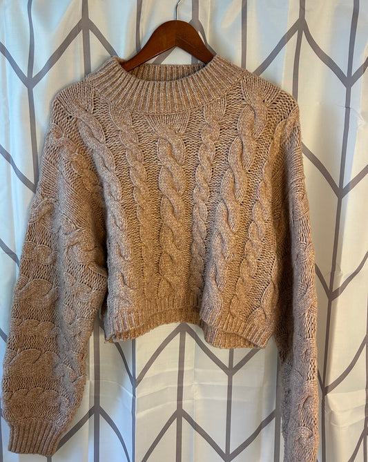 Seller #18 Reduced! Altar’d State pink Crop sweater women’s XL