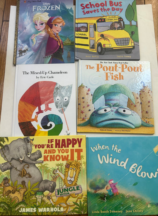 #200 Hard cover preschool books (ages 2-5)