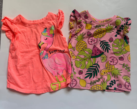 #116 Summer shirt bundle girls 12 months