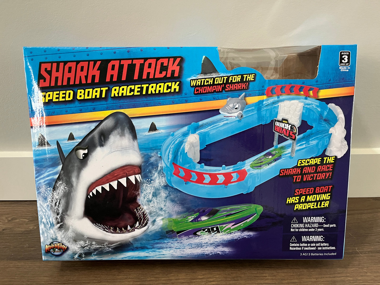 Shark attack boat-NIB