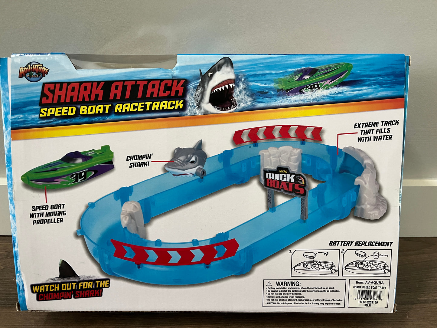 Shark attack boat-NIB