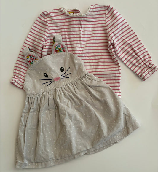 Seller #37 Baby Boden Mouse Pinafore Set Size 3-6 months