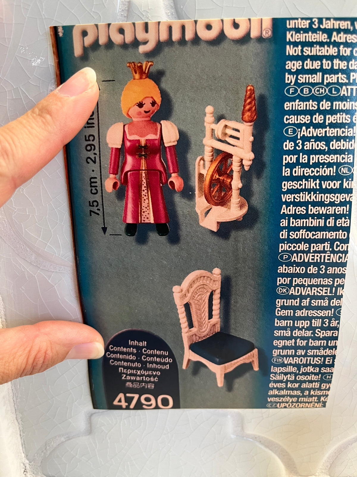135 Princess with spinning wheel, playmobil, no missing pieces