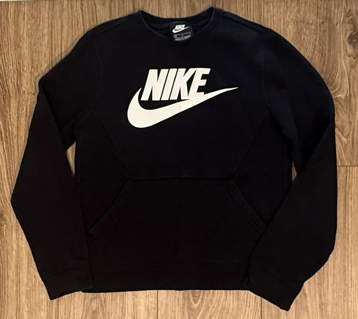 Seller #100 Boys Medium Nike Black Swoosh Sweatshirt