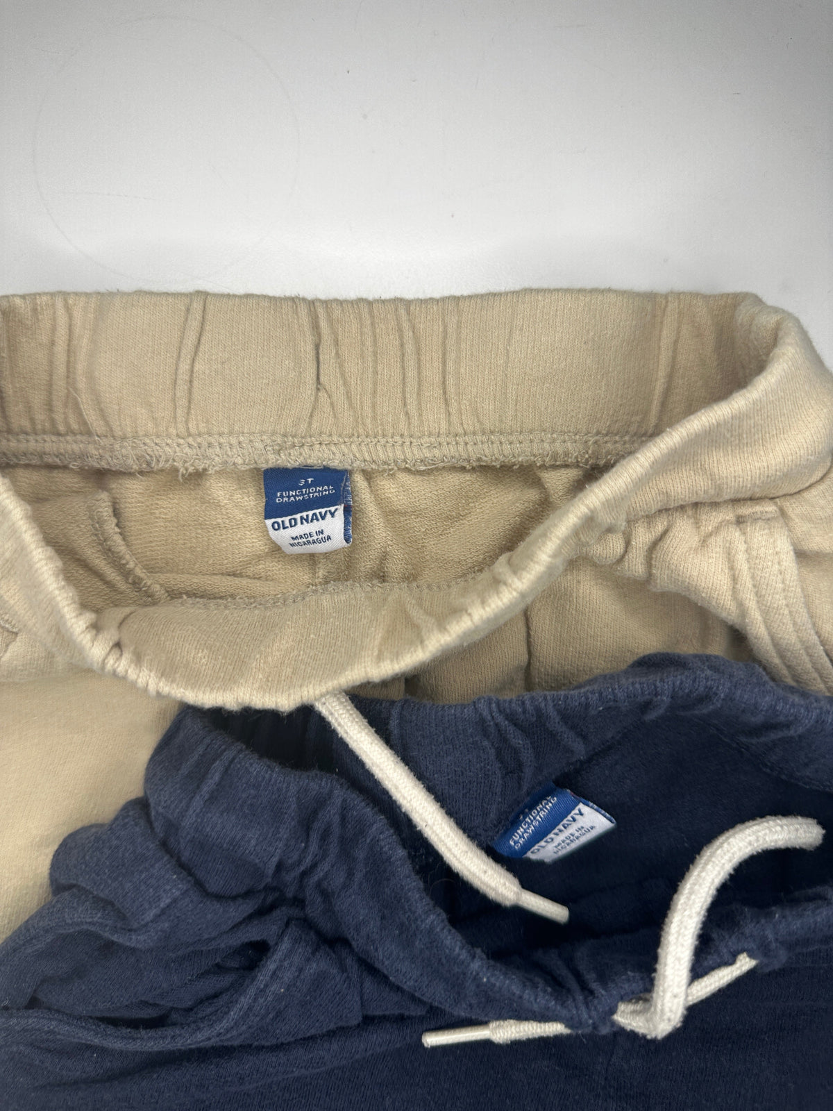 Seller #40 Old Navy Boys 3T joggers navy blue & tan