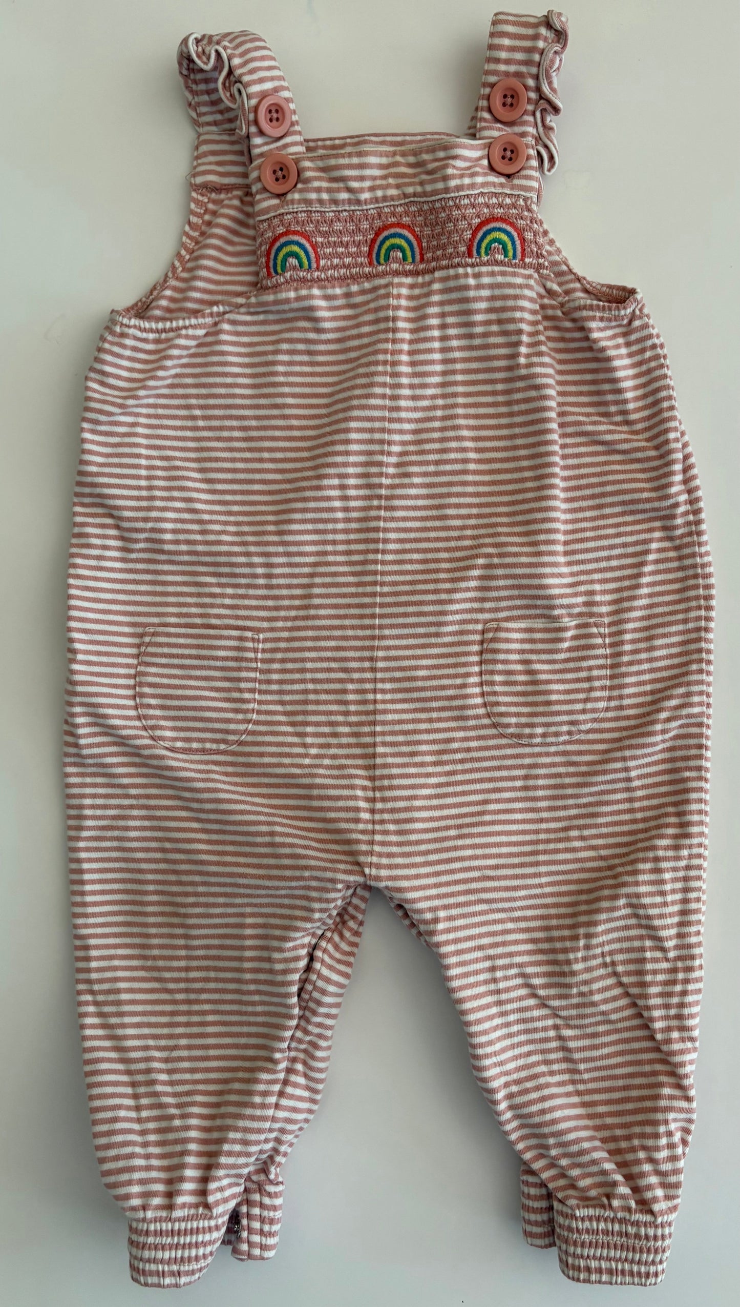 Seller #37 Baby Boden Rainbow Overalls Size 12-18 Months