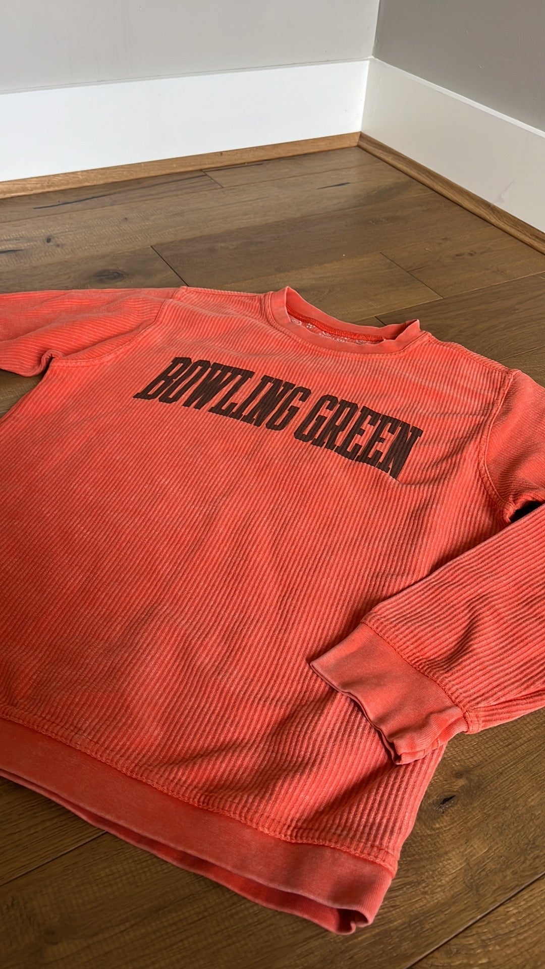 PPU 45241 Bowling Green Orange Sweatshirt Adult Size Small