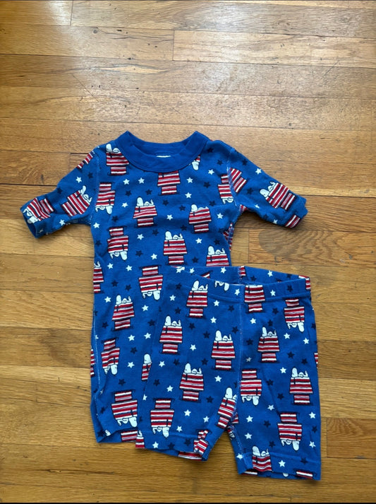 #116 Hanna Andersson boys snoopy pajamas 5