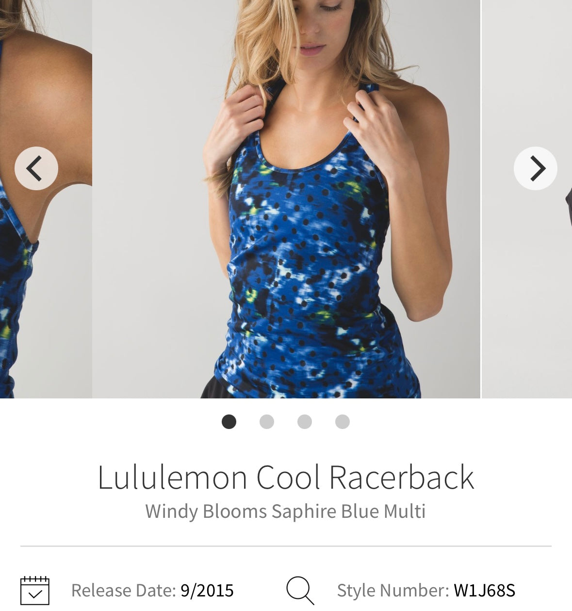 81A New NWT Lululemon Sz 8 Cool Racerback Tank