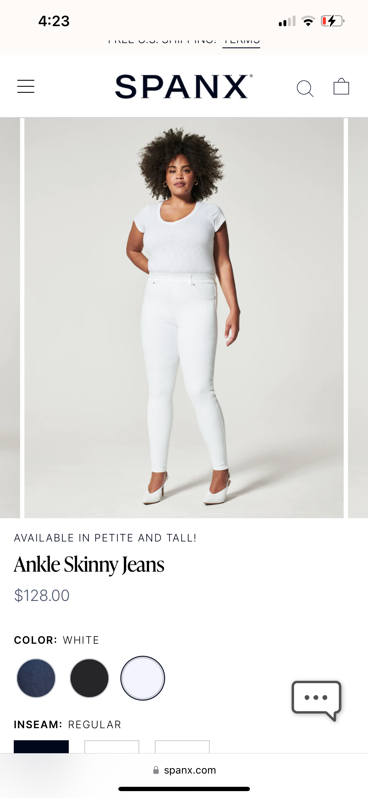 SPANX Skinny Ankle Jeans Women’s Medium / M
