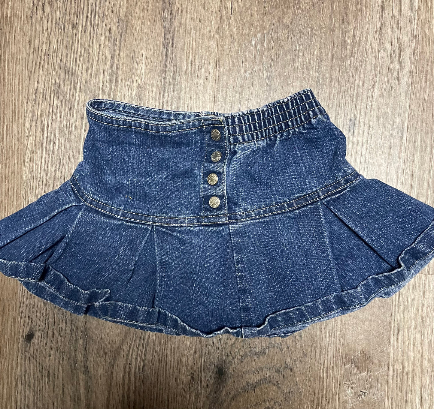 Girl 18-24 months old navy jean skirt