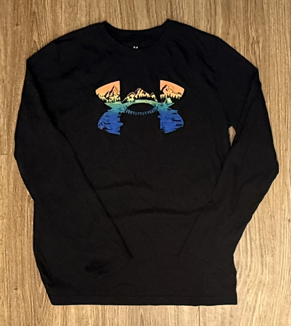 Seller #100 Boys YMD Under Armour Outdoors Logo Long Sleeve Shirt