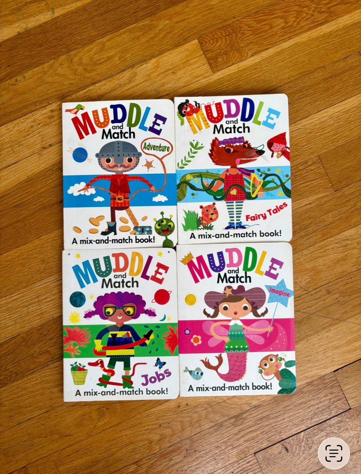 #116 Usborne Muddle & Match Book bundle