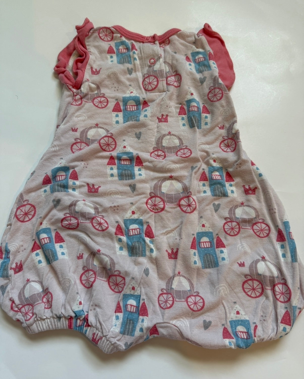 REDUCED #116 Bestaroo Princess shorts romper girls 3-6 months
