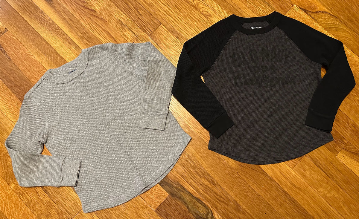 Seller #101 Old Navy boys thermal shirts size small 6/7